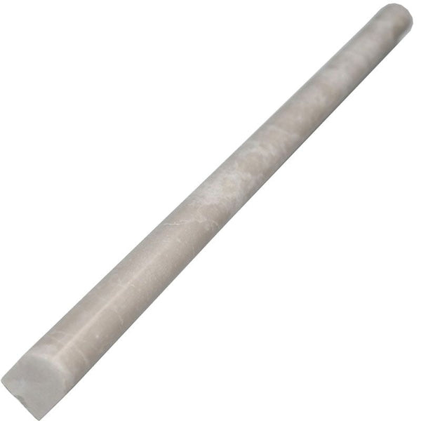 Botticino Beige Marble 1/2x12 Polished Pencil Liner.