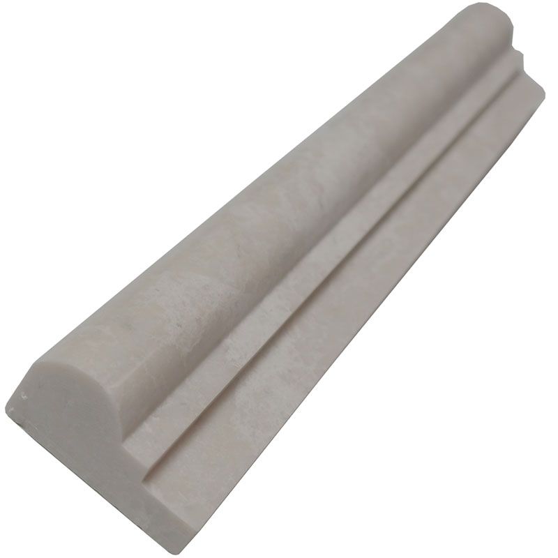 Battocini Chair Rails Botticino Beige Marble 2x12 Polished Chairrail.