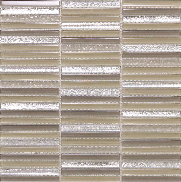CASCADES PIZZAZ glass Mosaic Tile.