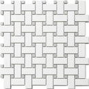 Cc Mosaics Gr 12x12 Basket Weave Dot Porcelain Mosaic Tile.