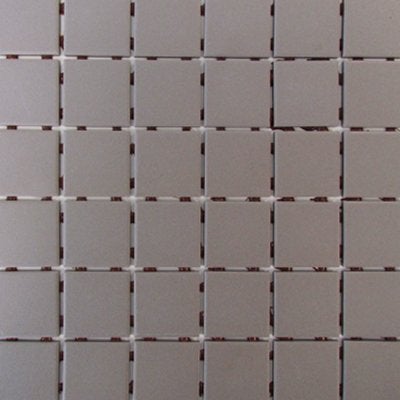Cc Porcelain Taupe 12x12 Porcelain Mosaic Tile.