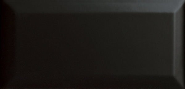 Cc Textures Black 4 1/4x10 Beveled Porcelain Tile.