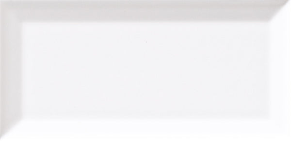 Cc Textures White Ice 3x6 Beveled Ceramic Wall Tile.