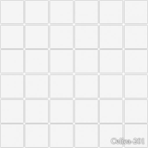 Cel White 2x2 Pool Tile Series.