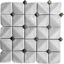 CERAMIQUE WHITE PILLOW ceramic Mosaic Tile.