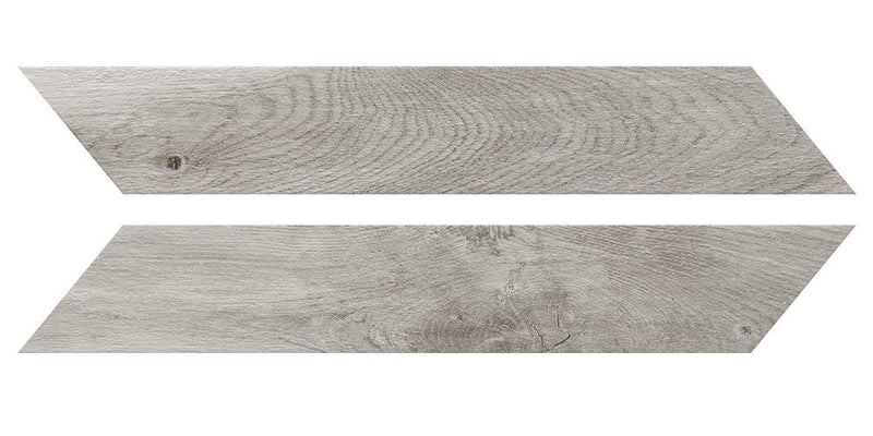Chevron Borneo Gris 3.4x17.3 Porcelain Tile.