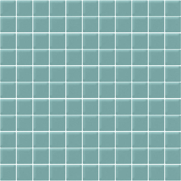 COLOR PALETTE AQUA MATTE 11.8x11.8 glass Mosaic Tile.