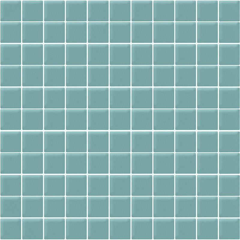 COLOR PALETTE AQUA MATTE 11.8x11.8 glass Mosaic Tile.