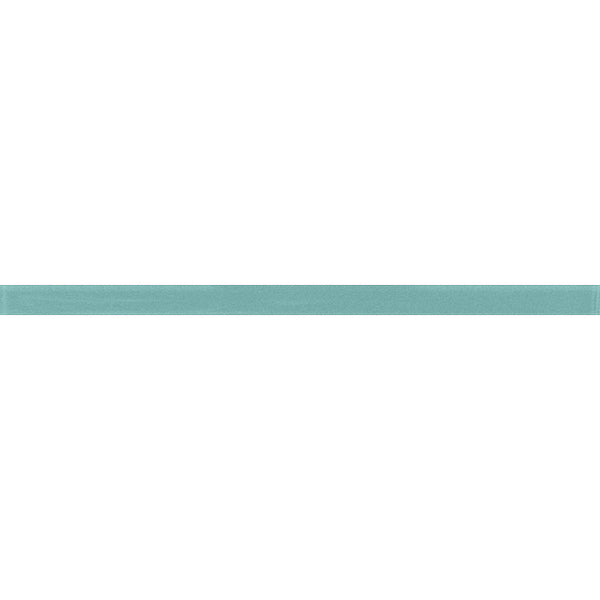 COLOR PALETTE AQUA MATTE FLAT LINER glass Mosaic Tile.
