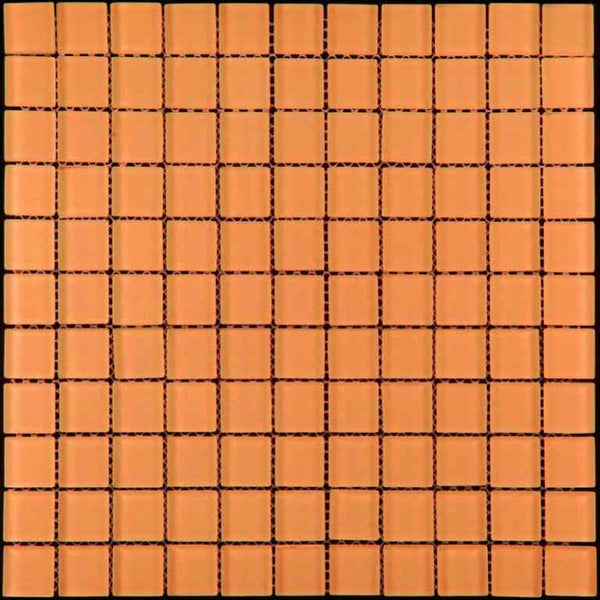 COLOR PALETTE CITRUS MATTE glass Mosaic Tile.