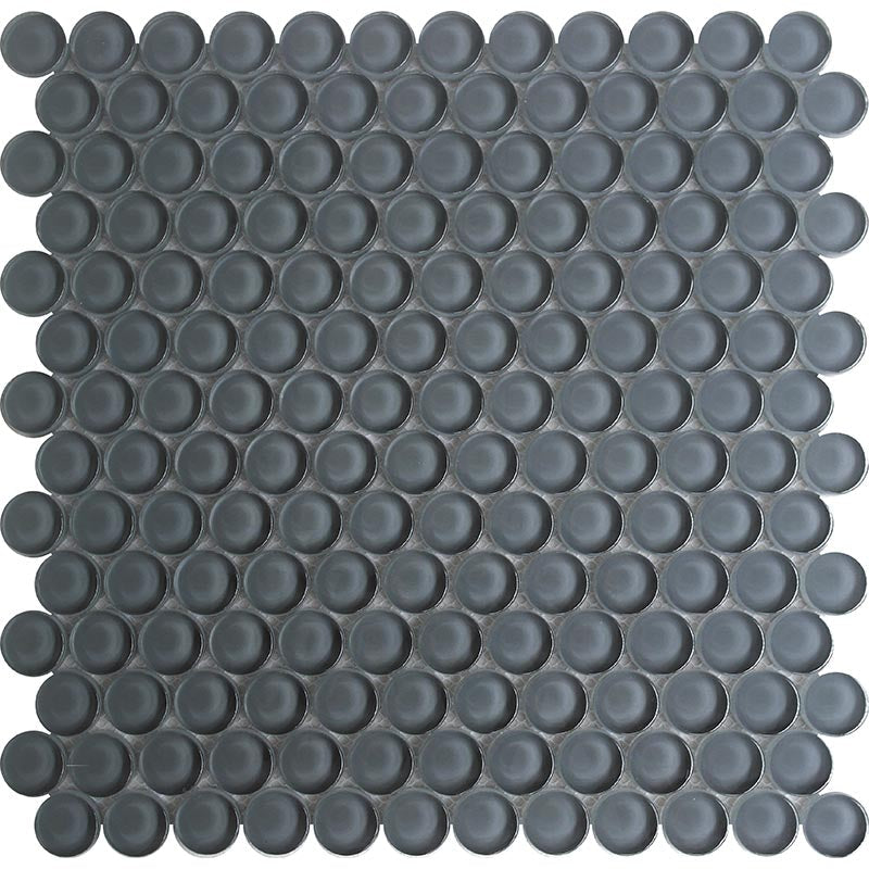 COLOR PALETTE COBBLESTONE PENNY GLOSS glass Mosaic Tile.
