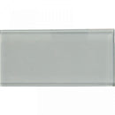 COLOR PALETTE GRAY CLOUD GLOSS 3x6 glass Mosaic Tile.