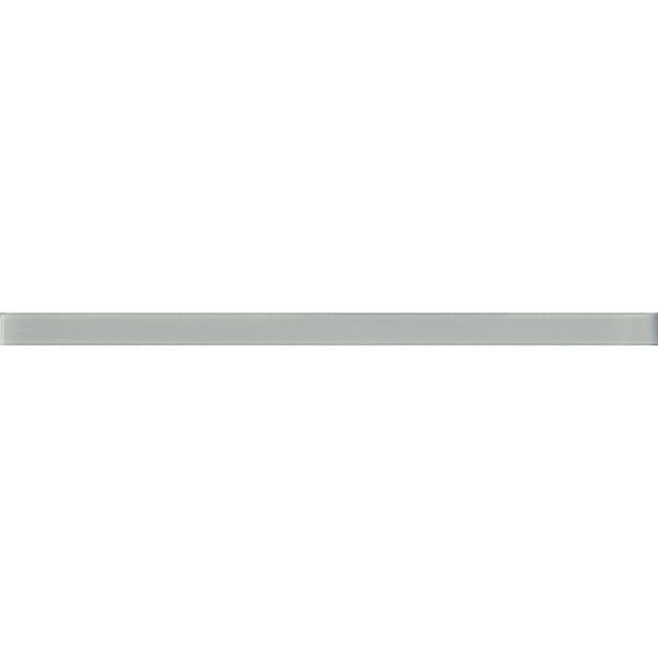 COLOR PALETTE GRAY CLOUD GLOSS FLAT LINER glass Mosaic Tile.
