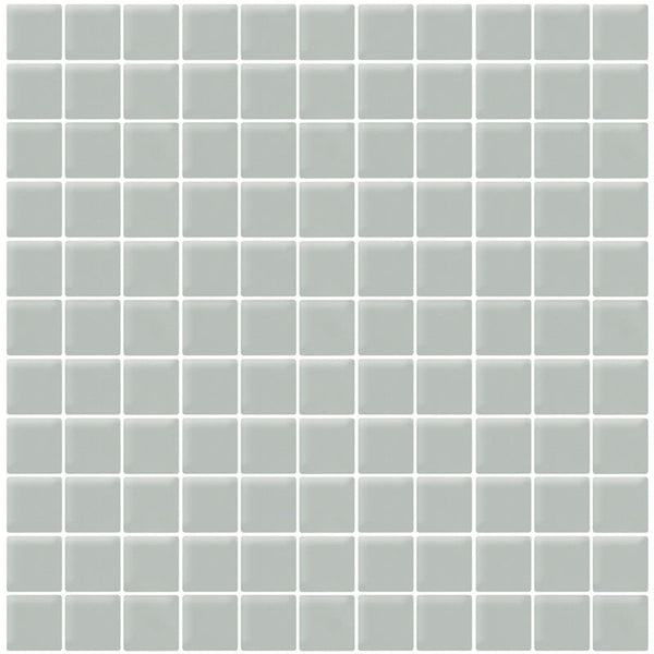 COLOR PALETTE GRAY CLOUD MATTE 11.8x11.8 glass Mosaic Tile.