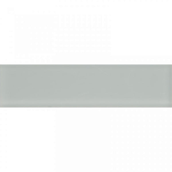 COLOR PALETTE GRAY CLOUD MATTE glass Mosaic Tile.