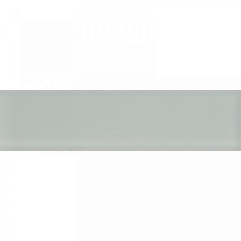 COLOR PALETTE GRAY CLOUD MATTE glass Mosaic Tile.