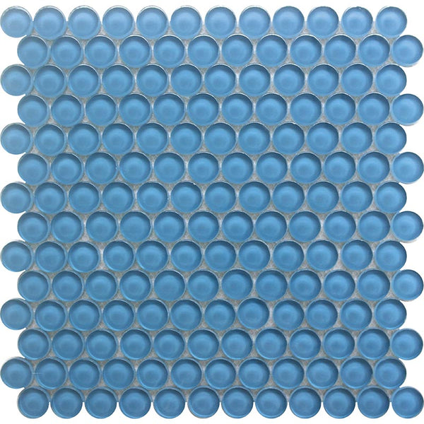 COLOR PALETTE LAGUNA PENNY GLOSS glass Mosaic Tile.