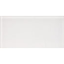 COLOR PALETTE MIRAGE WHITE MATTE 3x6 glass Mosaic Tile.
