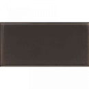 COLOR PALETTE PEWTER GLOSS 3x6 glass Mosaic Tile.