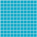 COLOR PALETTE TURQUOISE CLOUD MATTE 11.8x11.8 glass Mosaic Tile.