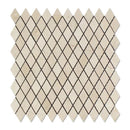 Crema Marfil Marble 1x2 Diamond Polished Mosaic Tile.