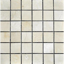 Crema Marfil Marble 2x2 Polished Mosaic Tile.