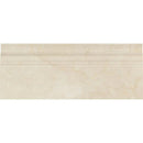 Crema Marfil Marble 4 3/4x12 Polished Baseboard Molding.