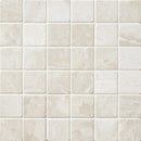 Royal Beige Marble 2x2 Tumbled Mosaic Tile.