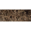 Emperador Dark Marble 4 3/4x12 Polished Baseboard Molding.