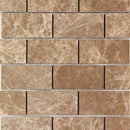 Emperador Light Marble 12x24 Polished Tile.