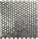 GLAMOUR RONDA SILVER Glass Mosaic Tile.