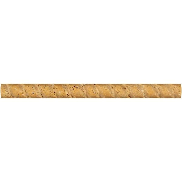 Gold Travertine 1x12 Rope Liner.