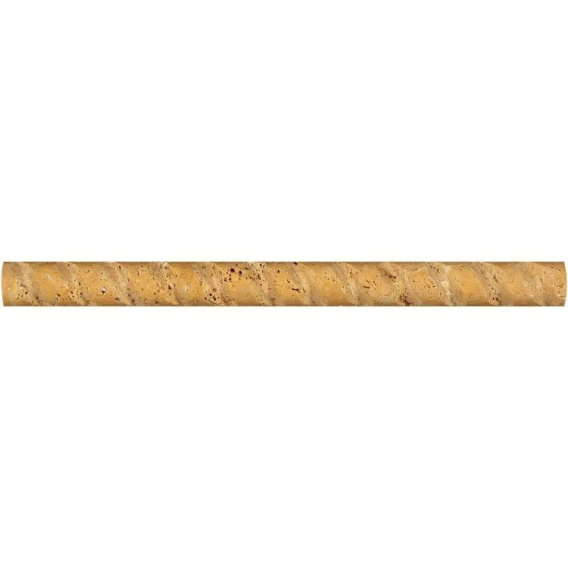 Gold Travertine 1x12 Rope Liner.