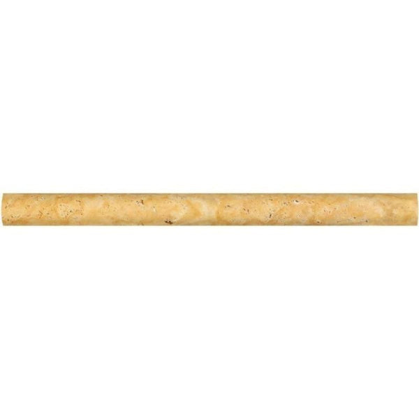 Gold Travertine 3/4x12 Pencil Liner.