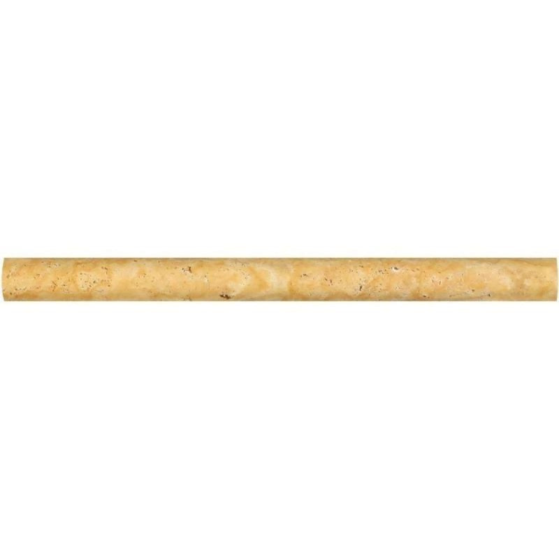 Gold Travertine 3/4x12 Pencil Liner.