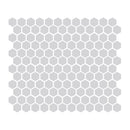 Gray 1″ Hexagon Glossy