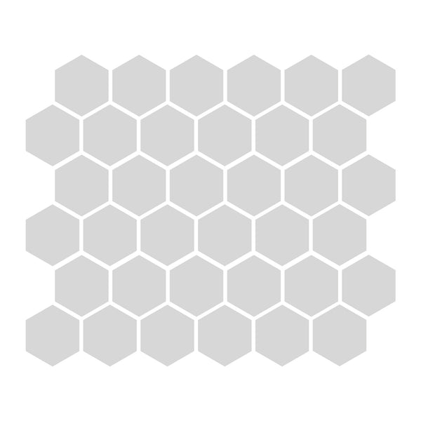 Gray 2″ Hexagon Matte