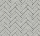 Cloud Silver 1x4 Herringbone Porcelain Mosaic Tile - Onlinetileshop.com