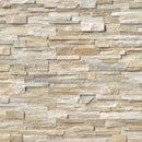 Honey Gold 6x24 Stacked Stone Ledger Panel.