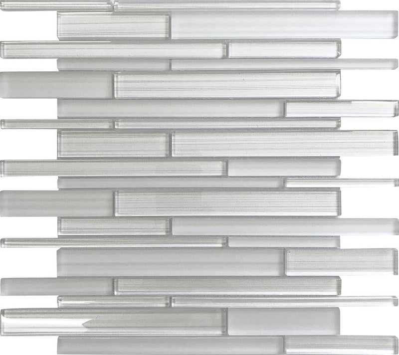 ICELAND NORDIC STICKS Glass Mosaic Tile.
