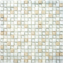 INKA MINI POLAR glass, resin, stone Mosaic Tile.