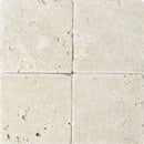 Ivory Travertine 6x6 Tumbled Tile.