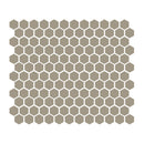 Khaki 1″ Hexagon Glossy