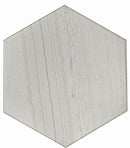 Legend Blanco 8x9 Hexagon Porcelain Tile.