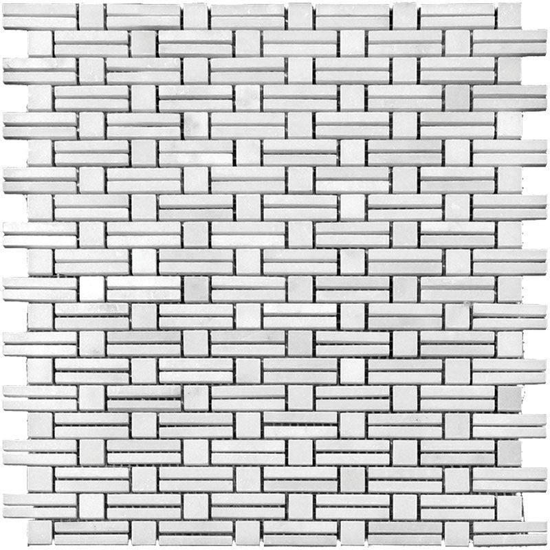 Marbella Granada Eastern White Mosaic Tile.