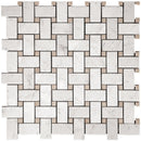 Marbella Plaza Bianco Carrara / Eastern Beige Mosaic Tile.