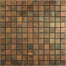 METALLICO COPPER RIM metal Mosaic Tile.