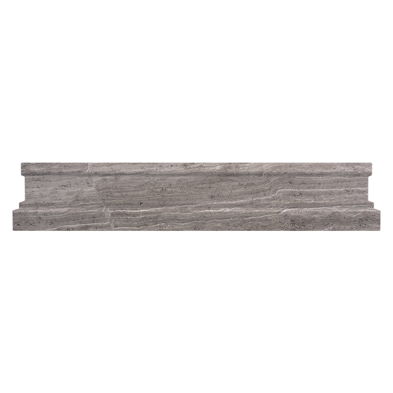 Moldings Wooden Gray Metro Rail Wooden Gray Mosaic Tile.
