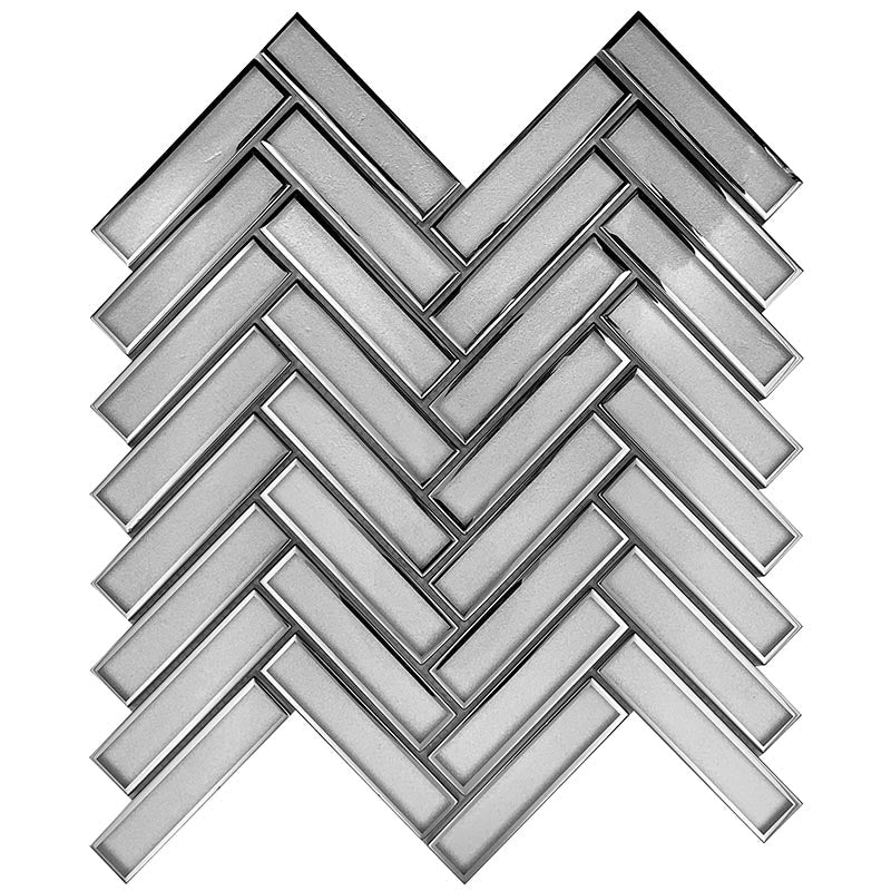 MONACO CONDAMINE BLANC glass Mosaic Tile.