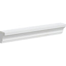 Mont Blanc White 2x12 Marble Honed Crown Molding.